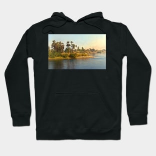 Palm Lined Banks of The Nile Hoodie